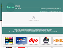 Tablet Screenshot of harunahsapkartela.com